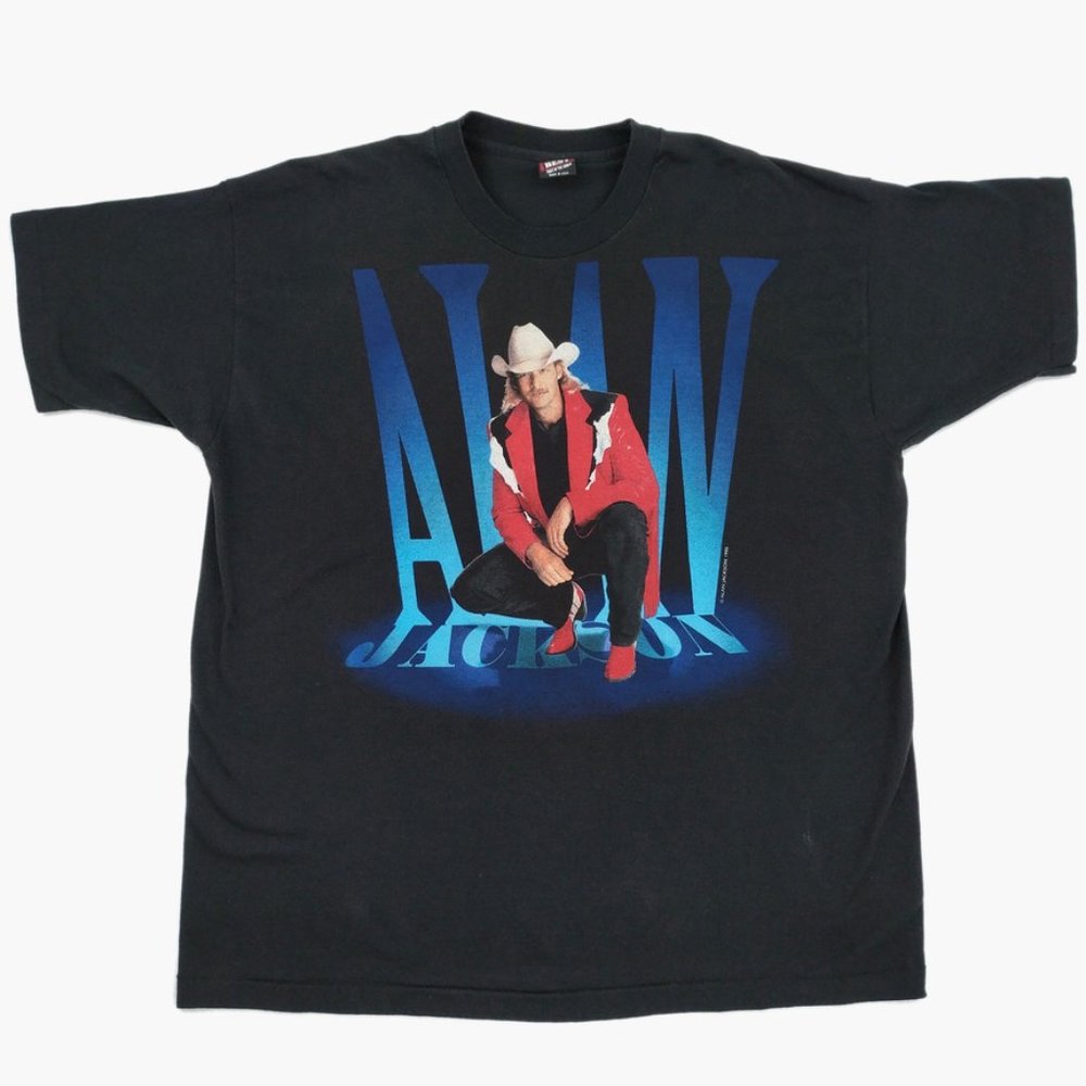 Vintage Alan Jackson ‘95 Single Stitch T-Shirt XXL - Picture 2 of 6